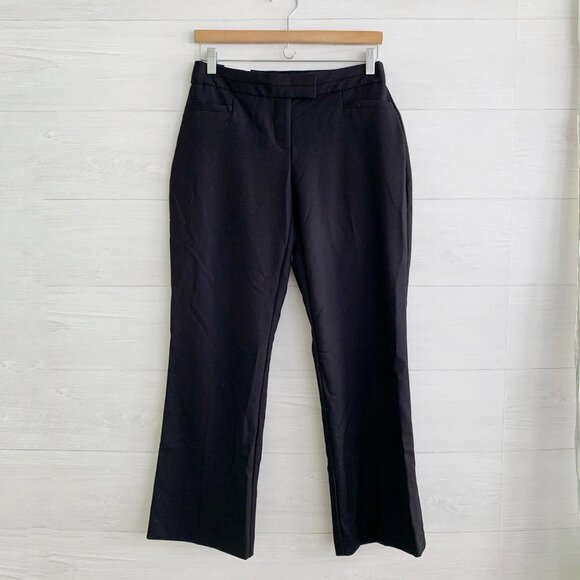 NWT JM Collection - Black Curvy fit trouser, comfort waistband 6P - Picture 1 of 6